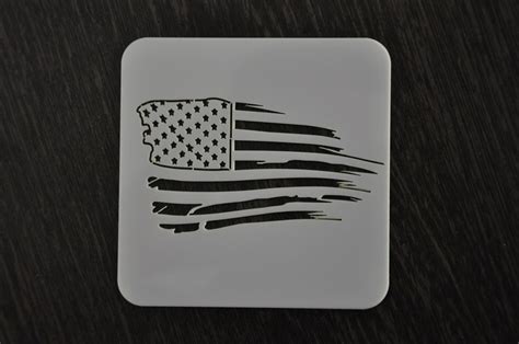 American Flag Stencil USA Flag Stencil Custom Stencil - Etsy