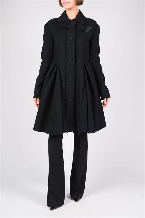 Lanvin | Пальто черного цвета с бантом (12139) | FASHION LAVKA