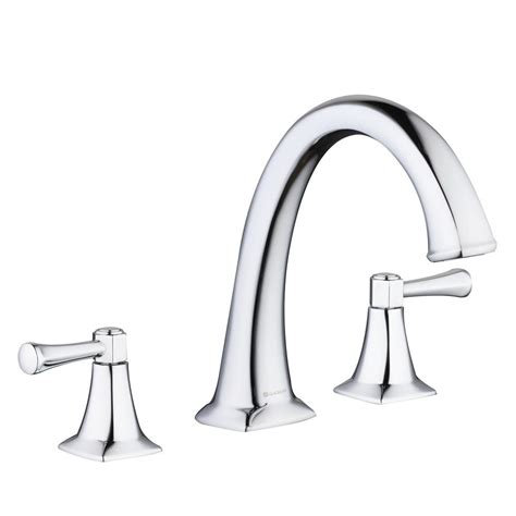 Glacier Bay Stillmore 2 Handle Deck Mount Roman Tub Faucet In Chrome Hd65601 5001 The Home Depot