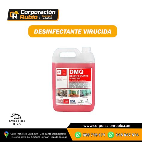 Dmq Desinfectante Virucida Productos De Seguridad Industrial Y