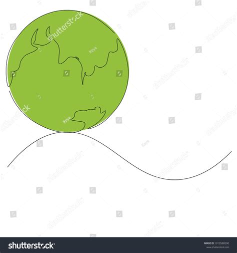 World Map Globe Drawing Vector Illustration Stock Vector (Royalty Free ...