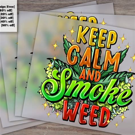 Keep Calm Smoke Weed Etsy