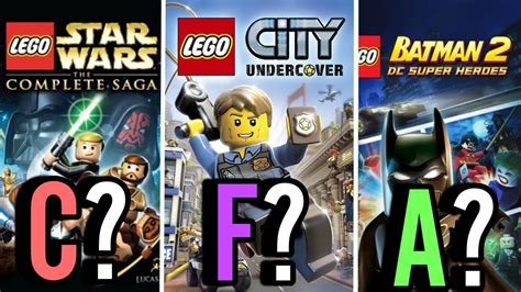 Ranking All LEGO Games From A F YouTube