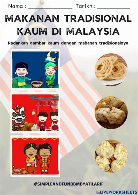 an advertisement for malaysian cuisine with pictures of different food ...