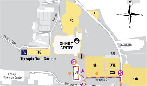 Xfinity Center Parking Map - Karon Maryann