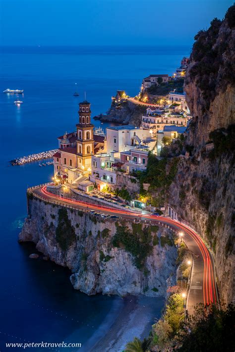 Light Trails in Atrani – Peter's Travel Blog