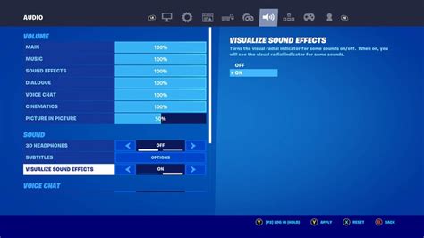 How To Turn On Visual Sound Effects In Fortnite Pro Game Guides