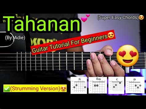 Tahanan - Adie (Super Easy Chords)😍 | Strumming Version | Guitar Tutorial Akkorde - Chordify