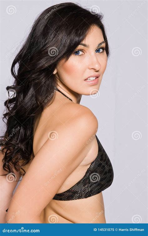 Brunette Stock Image Image Of Latina Beautiful Hair