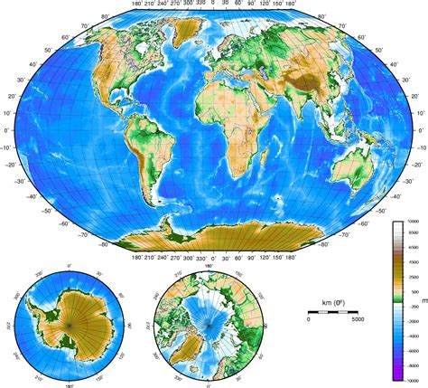 World Altitude Map