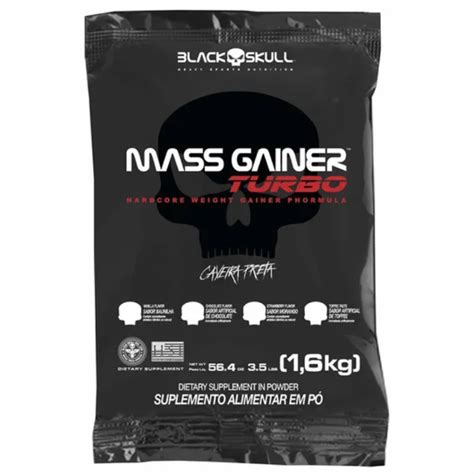 Whey Turbo Refil G Black Skull Rede Inova Lafaiete