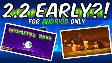 How To Play Geometry Dash 2 2 Early Youtube