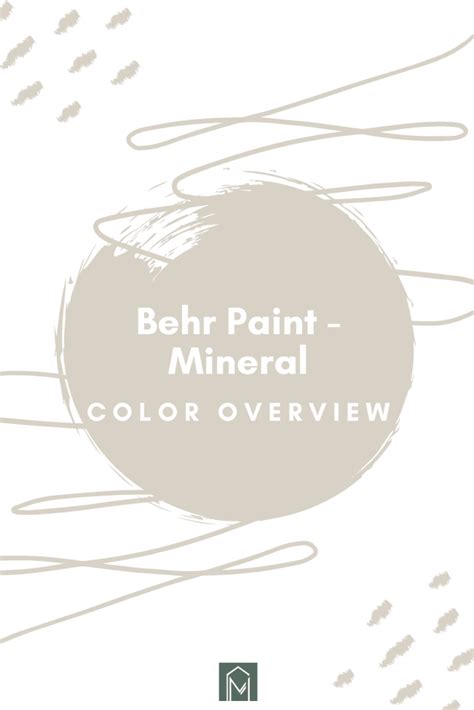 Behr Mineral Paint Color Overview Making Manzanita