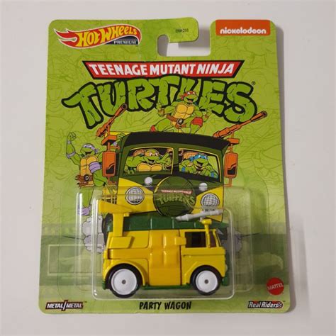 Hot Wheels Premium HW Party Wagon Hotwheels Teenage Mutant Ninja Turtle Shopee Malaysia