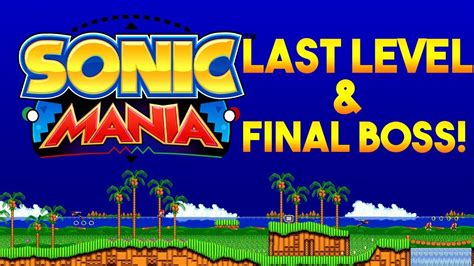 Sonic Mania Last Level And Final Boss Ps4 Youtube