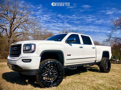 2016 Gmc Sierra 1500 Wheel Offset Aggressive 1 Outside Fender Suspension Lift 7 718033