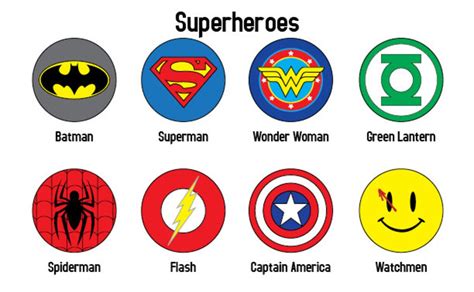 Superhero Buttons Magnets Or Keychains 15 Inches Etsy