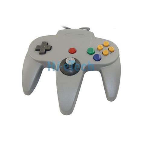 New Grey Retro Gamepad Joystick Joypad Controller For Nintendo 64 N64