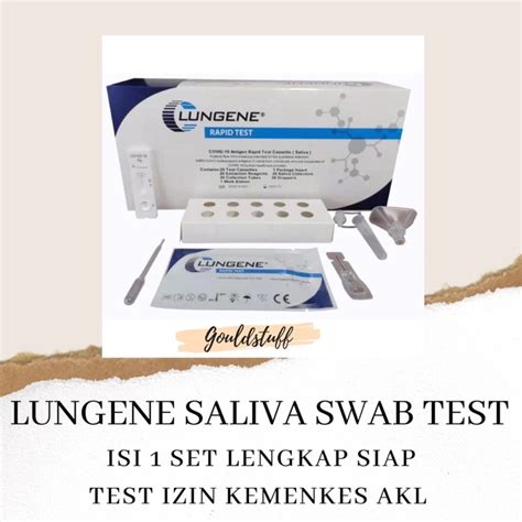 Jual LUNGENE SALIVA SWAB TEST KIT 1 SET SIAP TEST IZIN KEMENKES AKL