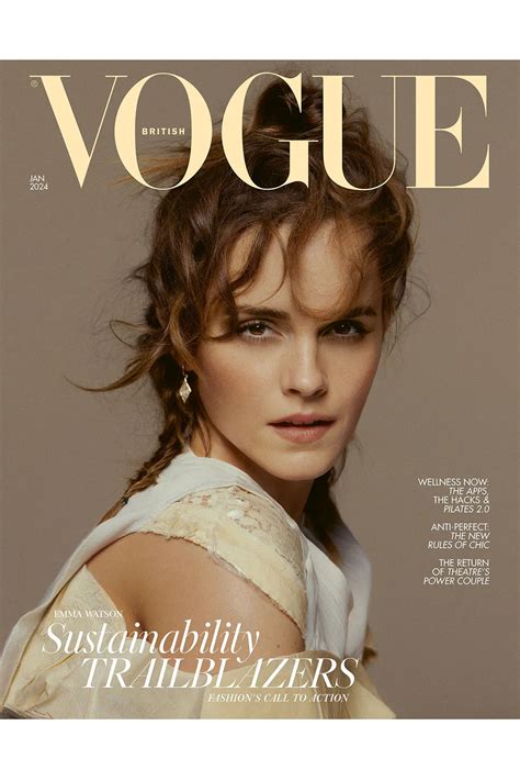 British Vogue January 2024 Eco Face Eco Face Platinum