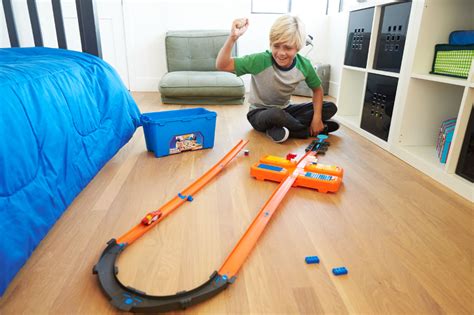 Best Buy Hot Wheels Track Builder Stunt Box Orange Blue Dww