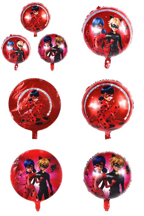 Visit To Buy New 18 Inch Miraculous Ladybug Foil Helium Balloons