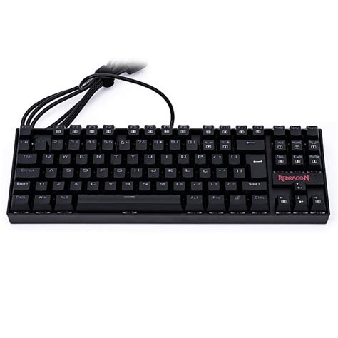 Teclado Mec Nico Gamer Redragon Kumara Single Color Switch Preto K