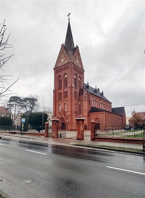 Na zdjęciu z ok 1900 roku kościół ewangelicki w Nakle nad Notecią