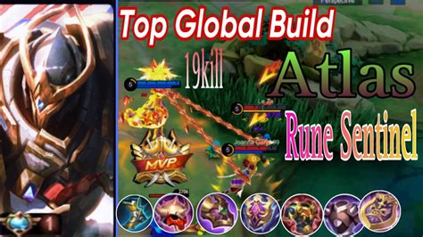 ATLAS BEST BUILD 2023 TOP GLOBAL ATLAS GAMEPLAY MOBILE LEGENDS NEW