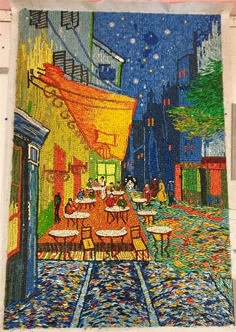 Kafe Terasta Gece Vincent Van Gogh Un Y L Nda Tuval Zerine Ya L