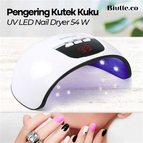 Jual Biutte Co Pengering Kutek Kuku UV LED Nail Dryer 54 W