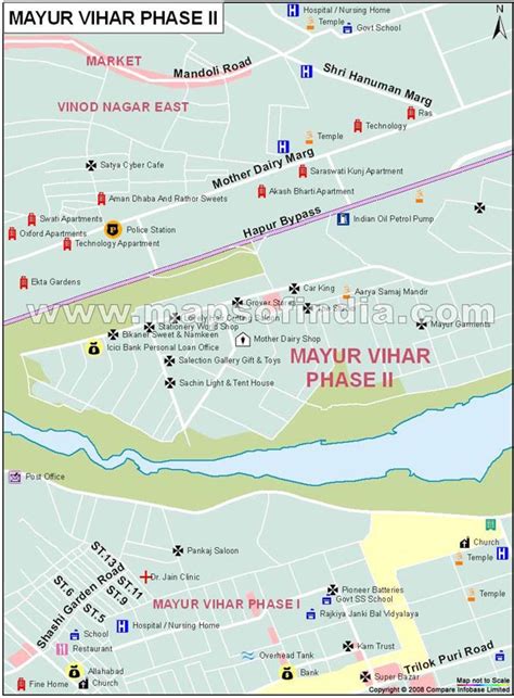 Mayur Vihar Phase2 Map