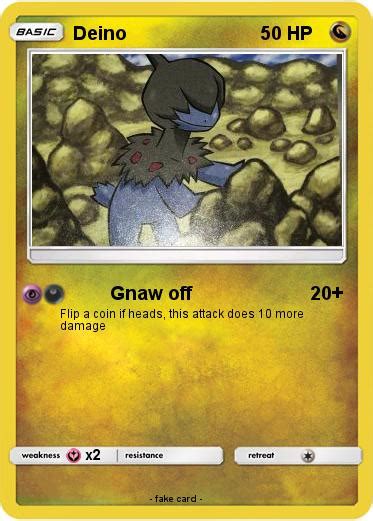 Pokémon Deino 113 113 Gnaw Off My Pokemon Card