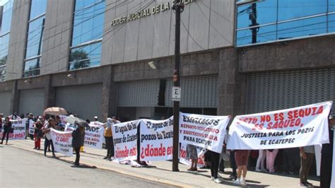 Vecinos De Ecatepec Protestan Indignados Contra Jueces Y Magistrados