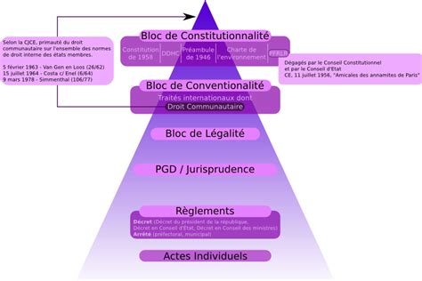 Pyramide Kelsenhiérarchie Des Normesbloc Constitutionnalité Fac De