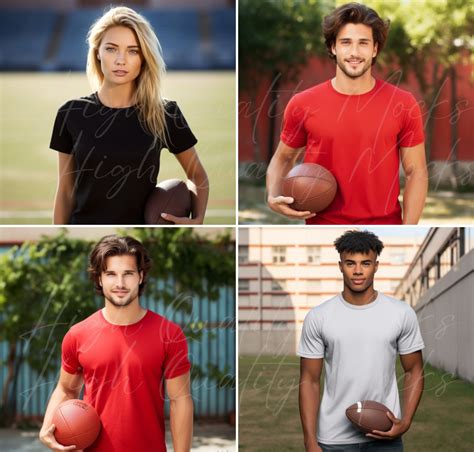 Football Shirt Mockup, Football T-shirt Mockup, Clothing Mockup Pack ...