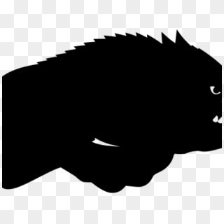 Razorback Silhouette Cliparts - Razorback Silhouette, HD Png Download ...