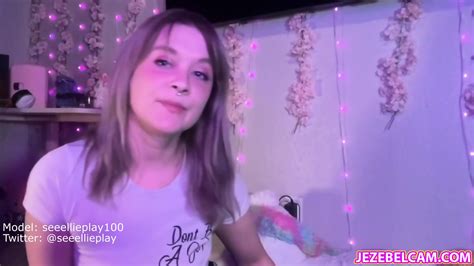 Cute Blonde Camgirl Sucks Sex Machine And Masturbates With Huge Dildo