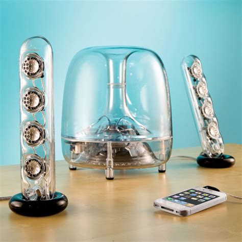 Resonating Transparent Speakers Geekalerts