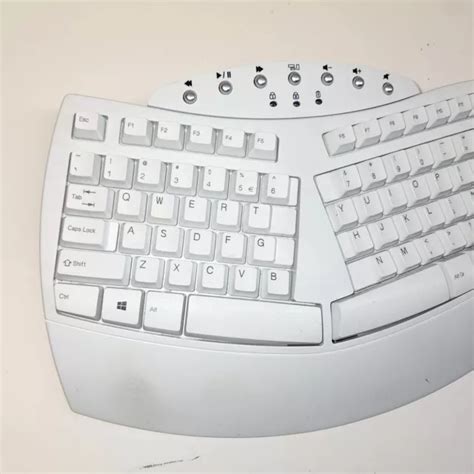 TECLADO DIVIDIDO ERGONÓMICO modo doble inalámbrico blanco Perixx