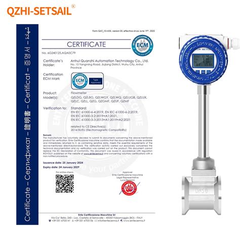 High Precision DN25 Flow Meter Steam Vortex Process Air Flow Meter