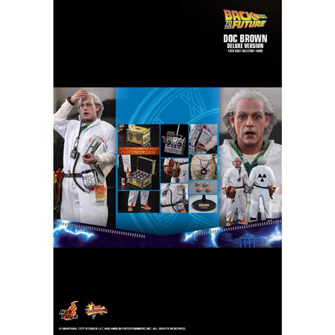 Ready Stock Hot Toys Mms Back To The Future Doc Brown Deluxe Version Th Scale