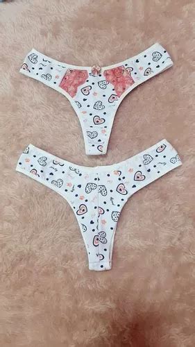 Calcinha Lingerie Cintura Alta Fio Duplo Algodão Conforto MercadoLivre
