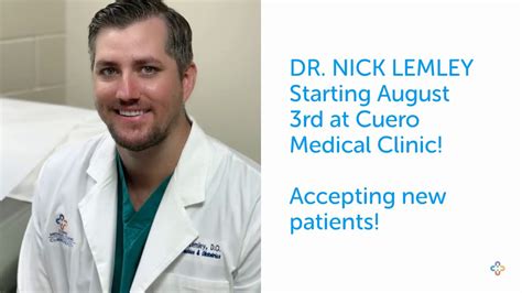 Nick Lemley D O Joins Cuero Medical Clinic YouTube