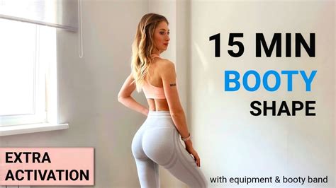 15 Min Booty Shape Workout With Equipment And Booty Band Gym Style