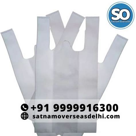 Twobro Plain W Cut White Non Woven Carry Bag 60 Gsm At Rs 125 Kg In Delhi