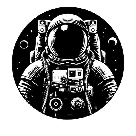 Premium Vector Astronaut Silhouette Vector