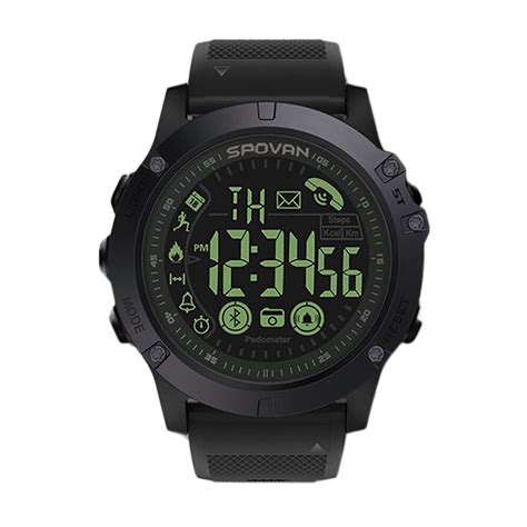 Spovan PR1-2 Smart Watch Men 5ATM Waterproof Bluet... – Grandado