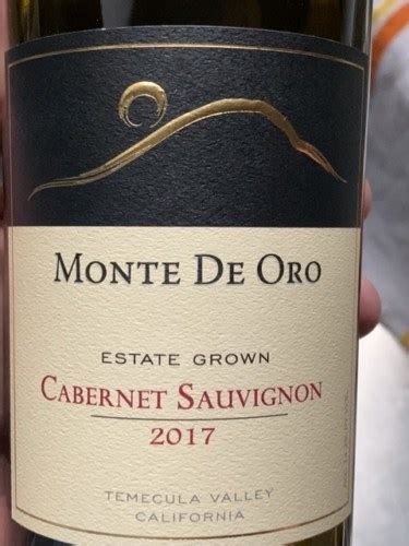 Monte De Oro Cabernet Sauvignon Vivino Us