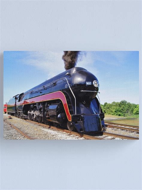 Norfolk And Western Class J 611 Locomotive After Restoration Canvas Print For Sale By